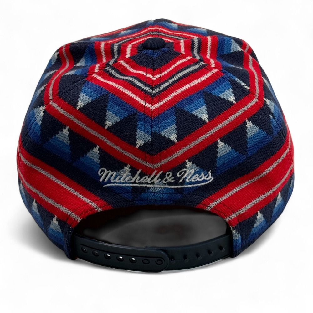 Mitchell & Ness Washington‎ Wizards NBA Hat Knit Geometric Snapback Aztec - Picture 5 of 10